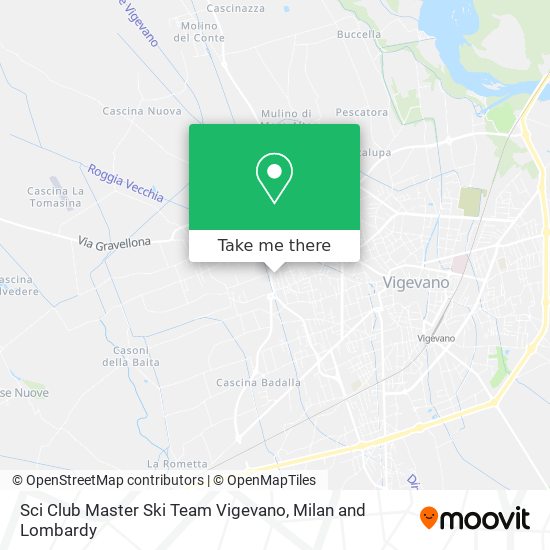 Sci Club Master Ski Team Vigevano map