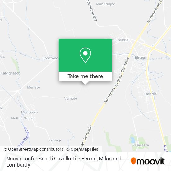 Nuova Lanfer Snc di Cavallotti e Ferrari map