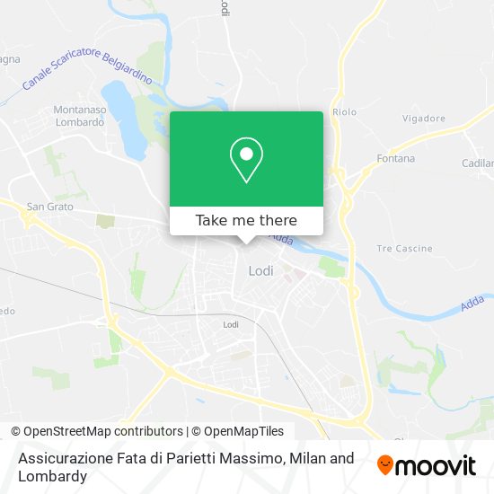 Assicurazione Fata di Parietti Massimo map