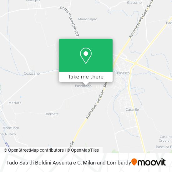 Tado Sas di Boldini Assunta e C map