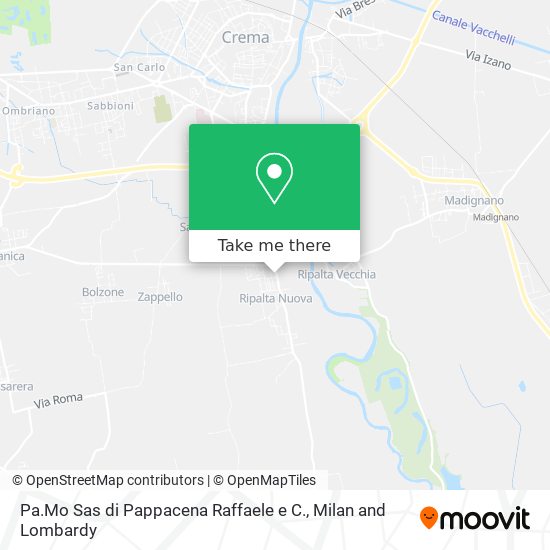 Pa.Mo Sas di Pappacena Raffaele e C. map
