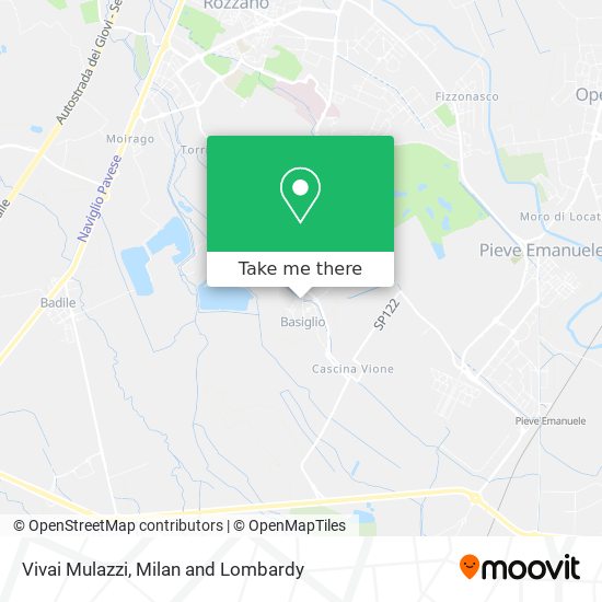 Vivai Mulazzi map