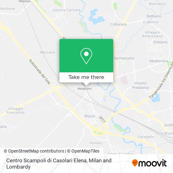 Centro Scampoli di Casolari Elena map