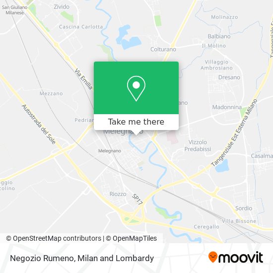 Negozio Rumeno map