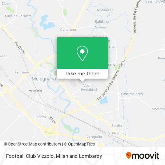 Football Club Vizzolo map