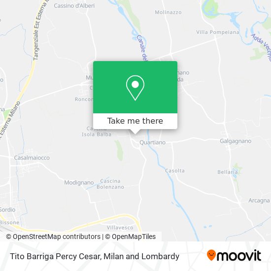 Tito Barriga Percy Cesar map