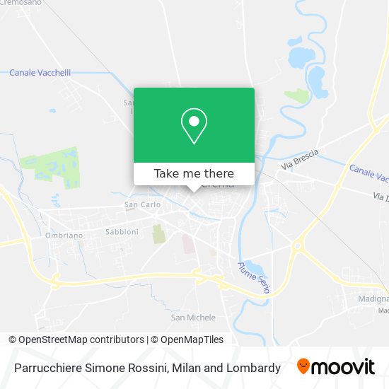 Parrucchiere Simone Rossini map