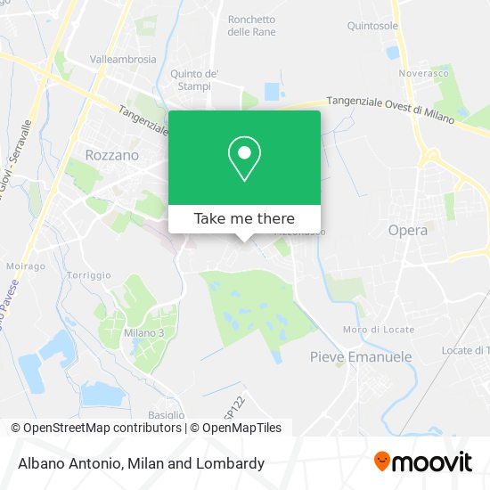 Albano Antonio map