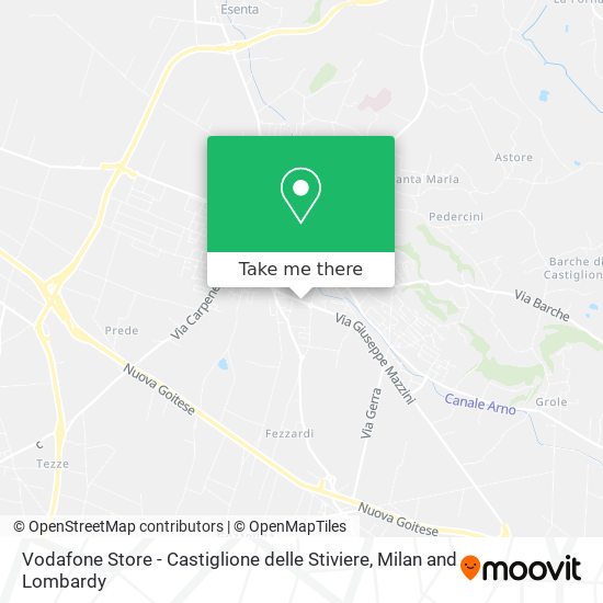 Vodafone Store - Castiglione delle Stiviere map