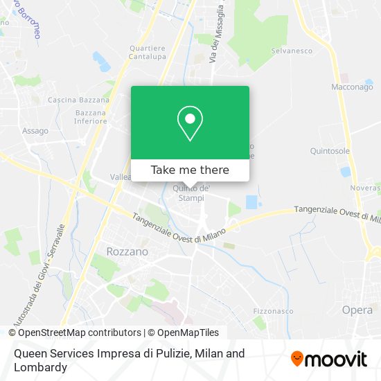 Queen Services Impresa di Pulizie map