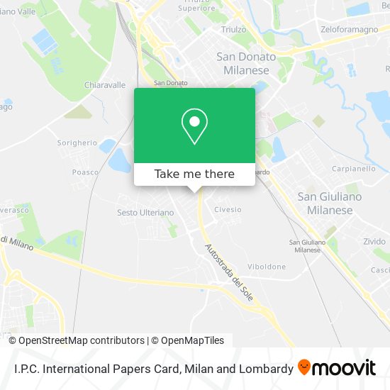 I.P.C. International Papers Card map