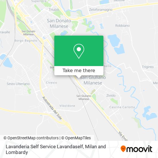 Lavanderia Self Service Lavandaself map