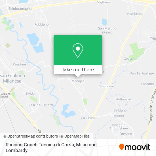 Running Coach Tecnica di Corsa map