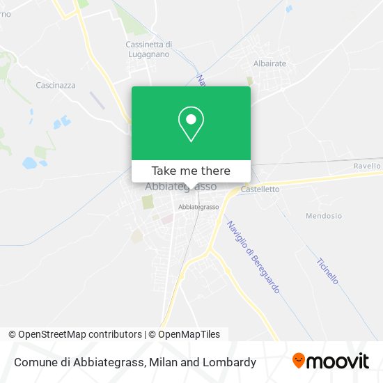 Comune di Abbiategrass map