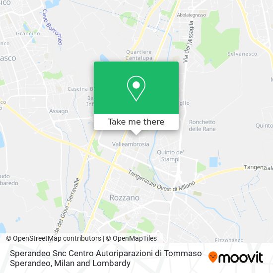 Sperandeo Snc Centro Autoriparazioni di Tommaso Sperandeo map