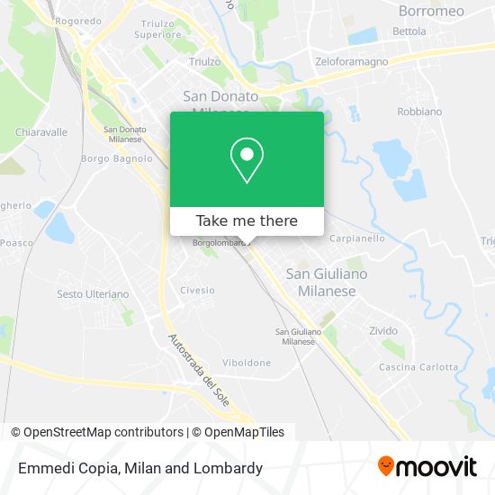 Emmedi Copia map