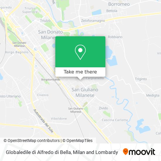 Globaledile di Alfredo di Bella map