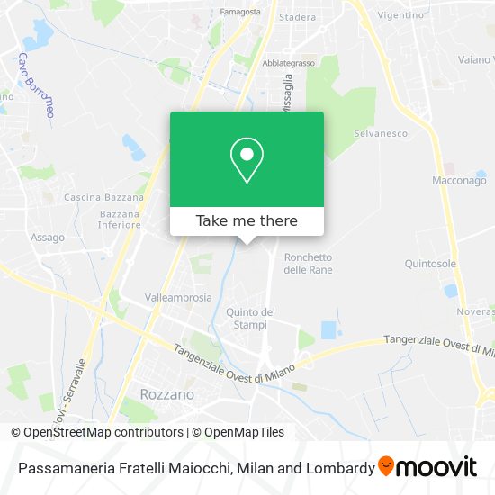 Passamaneria Fratelli Maiocchi map