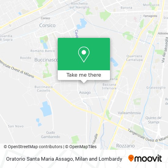 Oratorio Santa Maria Assago map