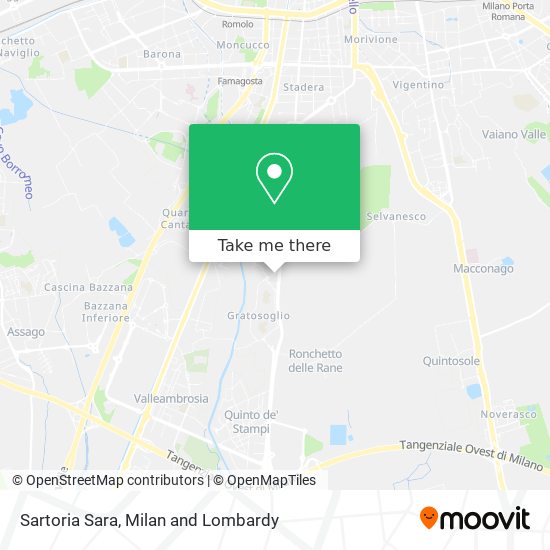 Sartoria Sara map
