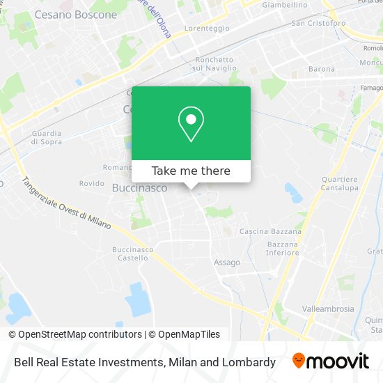 Bell Real Estate Investments map