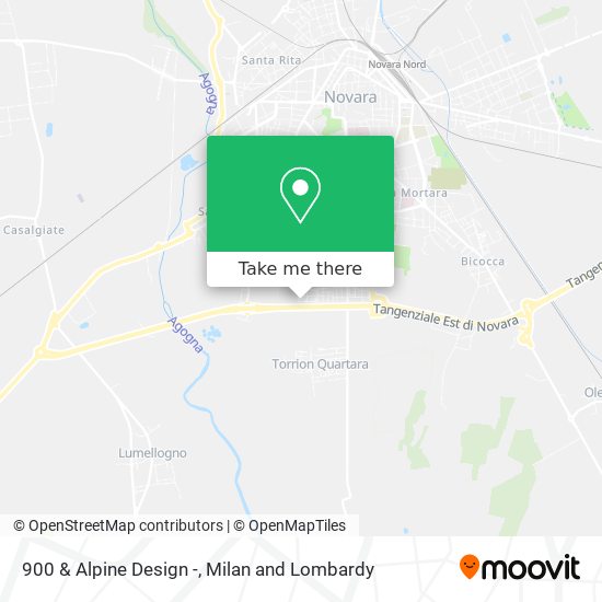900 & Alpine Design - map