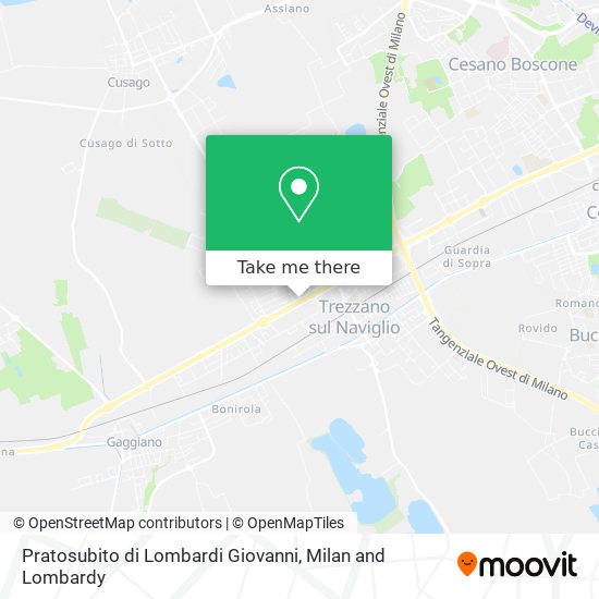 Pratosubito di Lombardi Giovanni map