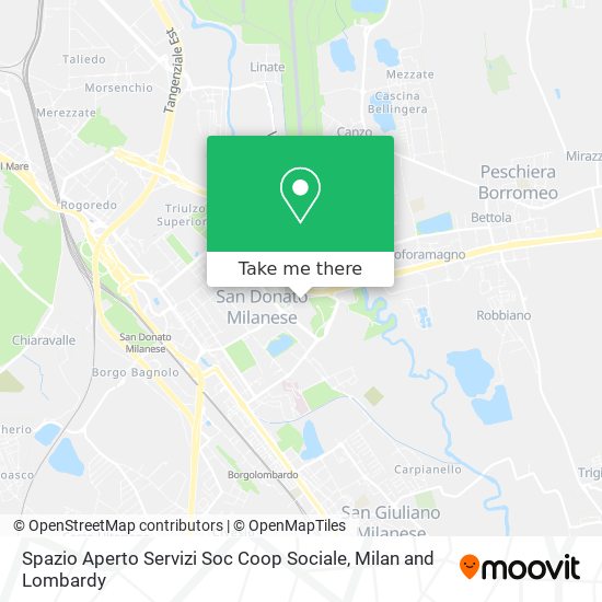 Spazio Aperto Servizi Soc Coop Sociale map