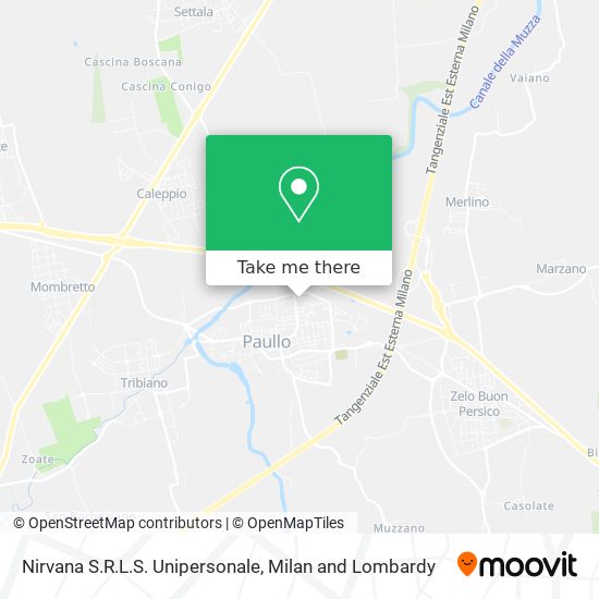 Nirvana S.R.L.S. Unipersonale map