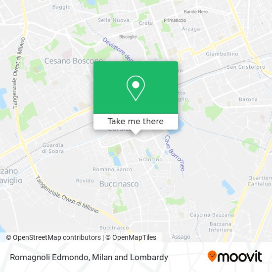 Romagnoli Edmondo map