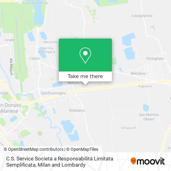 C.S. Service Società a Responsabilità Limitata Semplificata map
