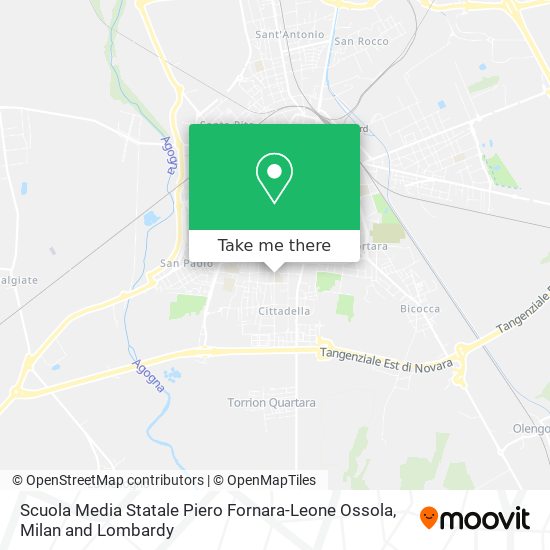 Scuola Media Statale Piero Fornara-Leone Ossola map