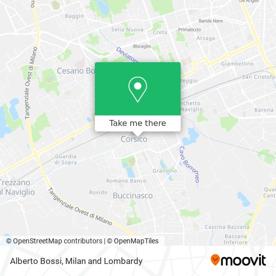 Alberto Bossi map