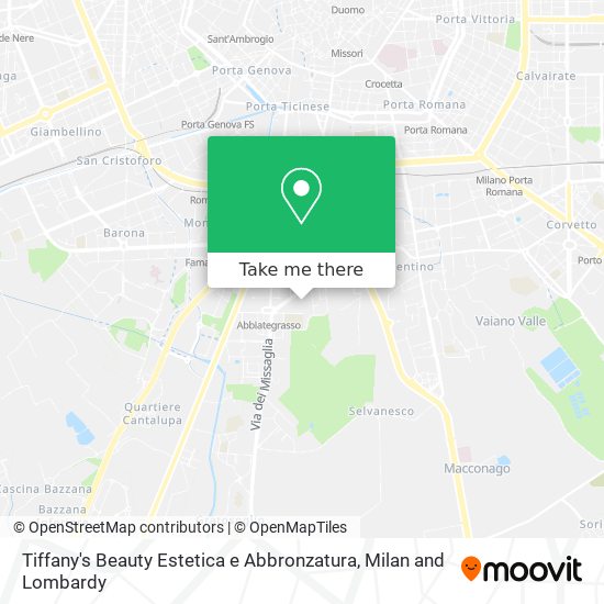 Tiffany's Beauty Estetica e Abbronzatura map