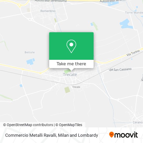 Commercio Metalli Ravalli map