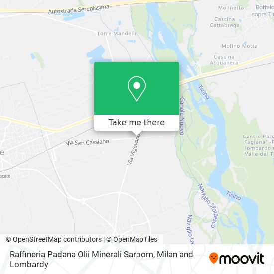 Raffineria Padana Olii Minerali Sarpom map