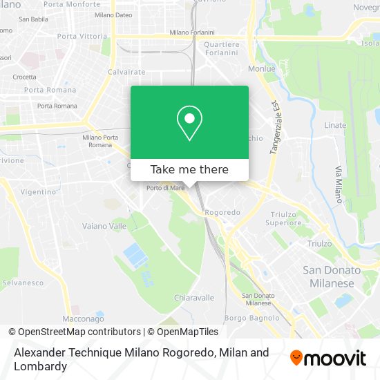 Alexander Technique Milano Rogoredo map