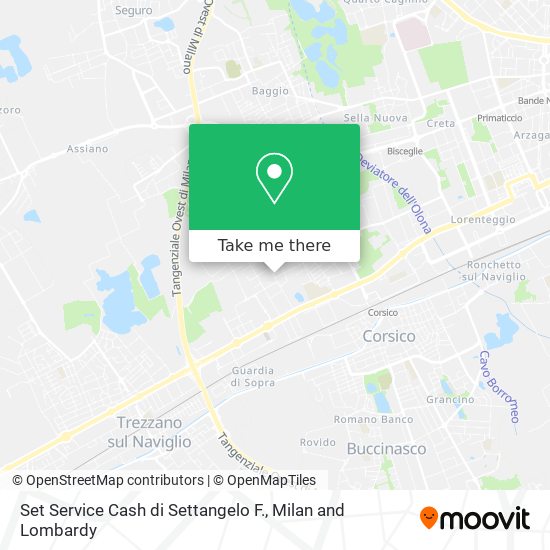 Set Service Cash di Settangelo F. map