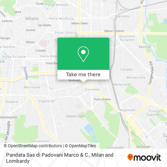 Pandata Sas di Padovani Marco & C. map