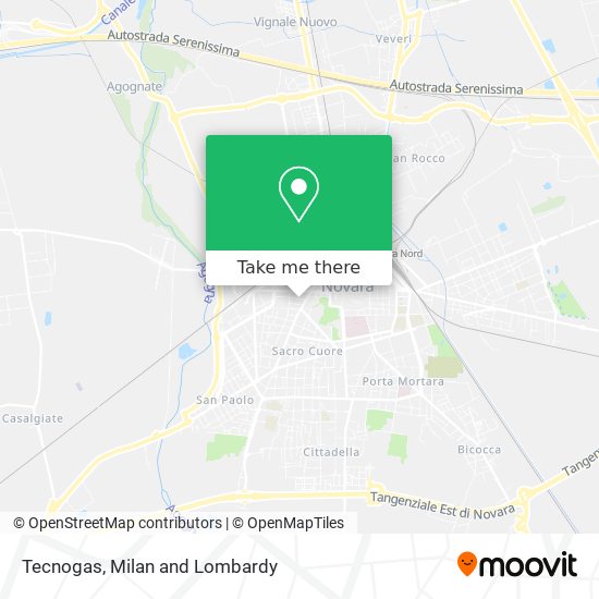 Tecnogas map