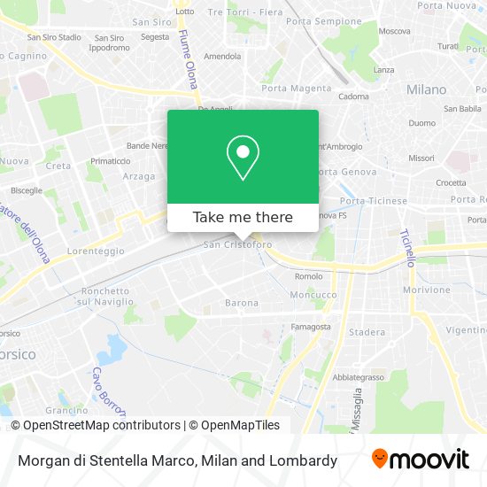 Morgan di Stentella Marco map