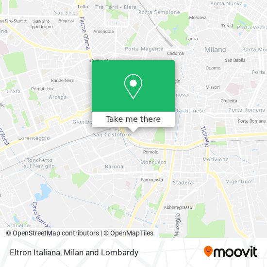 Eltron Italiana map