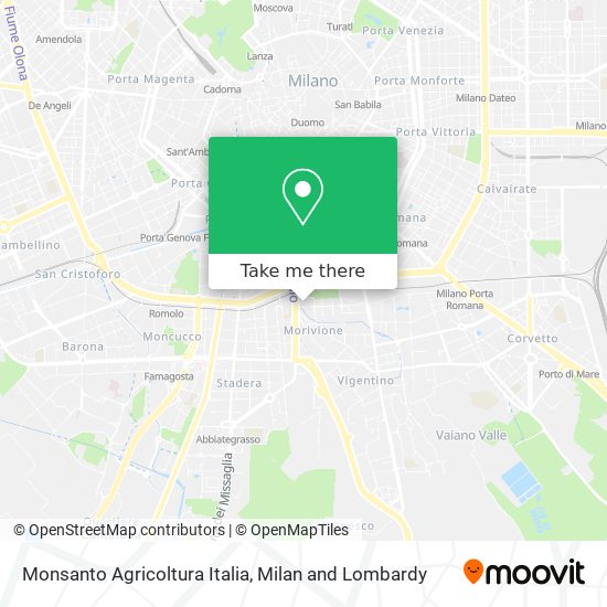 Monsanto Agricoltura Italia map