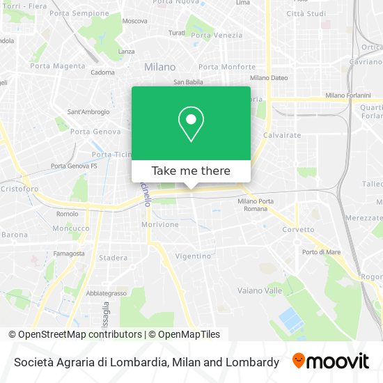 Società Agraria di Lombardia map