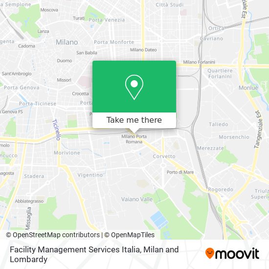 Facility Management Services Italia map