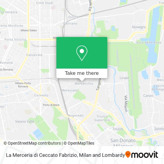 La Merceria di Ceccato Fabrizio map
