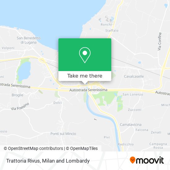 Trattoria Rivus map