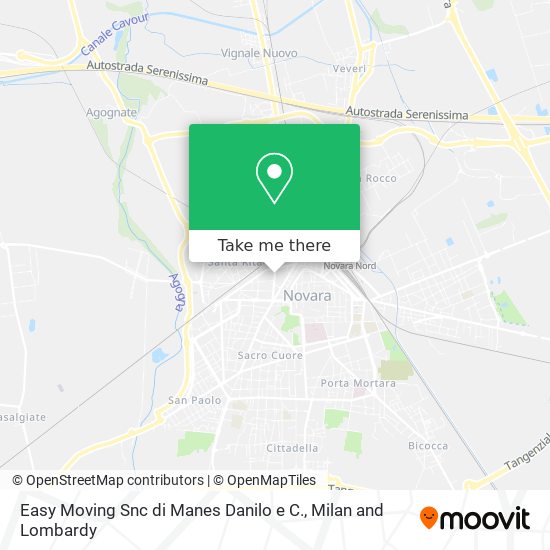 Easy Moving Snc di Manes Danilo e C. map