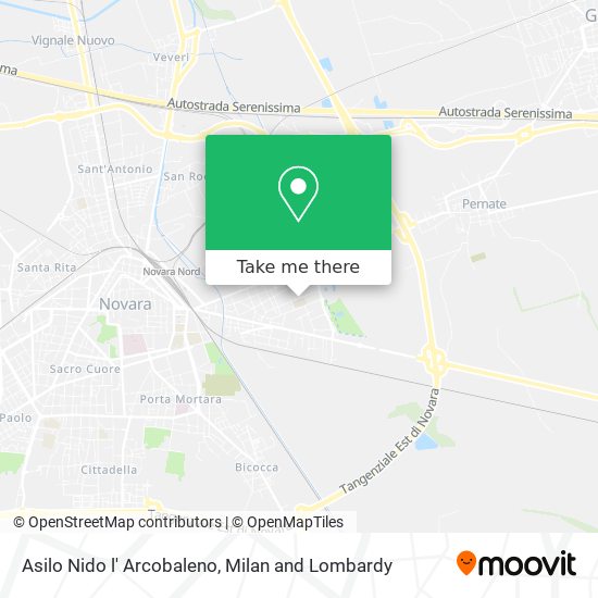 Asilo Nido l' Arcobaleno map