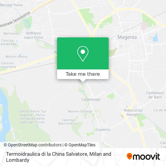 Termoidraulica di la China Salvatore map